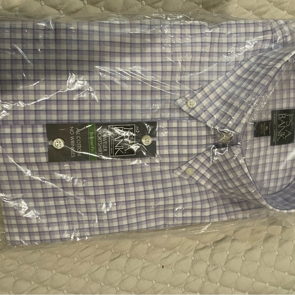 Men's Purple Checkered Shirt